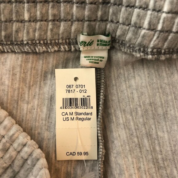Aerie Womens Hi-Rise Groove-On Velour High Waisted Flare Pant Gray Size M - Picture 3 of 5